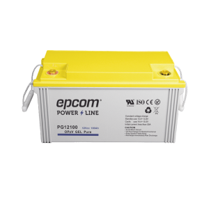 Batería de gel puro opzv / 12 v @ 100 ah / ciclo profundo /, PG12100, EPCOM POWERLINE, Energía de Videovigilancia