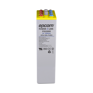 Batería de gel puro opzv / 2 v @ 2,000 ah / ciclo profundo, PG22000, EPCOM POWERLINE, Energía de Videovigilancia