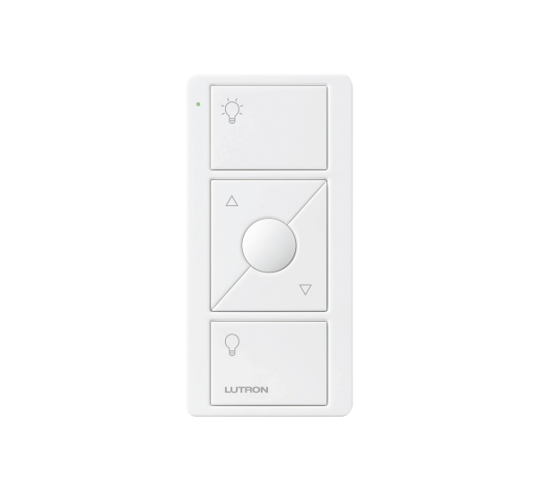 Control remoto pico 3 botones encender/apagar, subir/bajar, PJ23BRLGWHL01, LUTRON ELECTRONICS, Automatización - Casa Inteligente de Automatización   e Intrusión