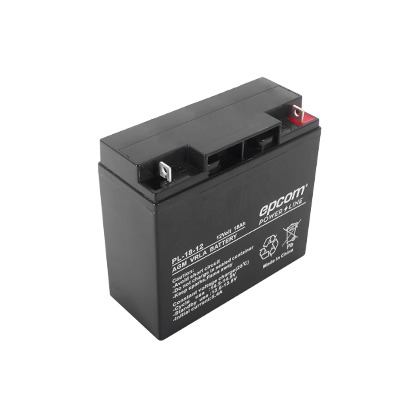 PL1812 Batería 12 vcc / 18 ah / ul / tecnología agm-vrla / para, PL-18-12, EPCOM POWERLINE, Fuentes de Alimentación de Control de Acceso