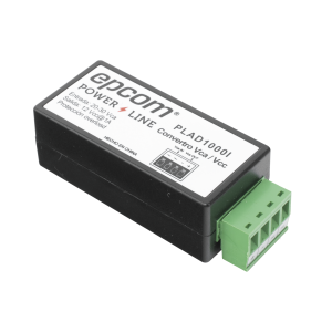 (2 en 1) convertidor de energía 24 vca a 12 vcc (ca a cd) y, PLAD1000I, EPCOM POWERLINE, Energía de Videovigilancia