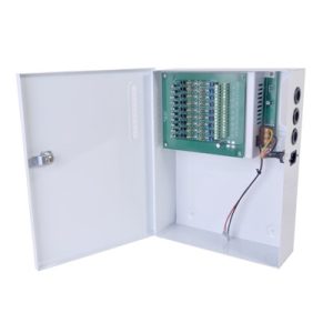 Fuente de poder profesional de 12 vcc @ 20 a / soporta 18, PLK12DC20ABK, EPCOM POWERLINE, Fuentes de Alimentación de Control de Acceso
