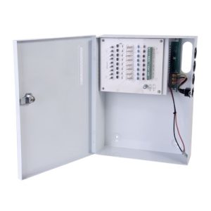 Fuente de poder con ajuste de voltaje de 11- 15 vcc / 10 a, PLK12DC8ABK, EPCOM POWERLINE, Fuentes de Alimentación de Control de Acceso