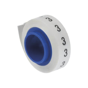 Rollo de etiquetas marcadoras, pre-impresos con el número, PMDR-3, PANDUIT, Cableado de Cobre de Cableado Estructurado