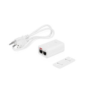 Adaptador poe ubiquiti gigabit de 24 vdc, 0.3 a, modelo, POE-24-7W-G-WH, UBIQUITI NETWORKS, Networking de Redes e IT