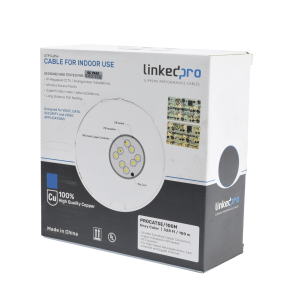 Cable cat5e de alto rendimiento, con certificaciones etl,, PRO-CAT-5E/100M, LINKEDPRO BY EPCOM, Cables y Conectores de Videovigilancia