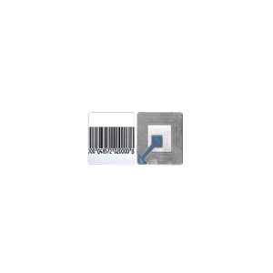 Paquete con 100 tags etiqueta adherible rf 40 x40 mm,, GF4040H, CENTURY, Protección de Mercancía (EAS) de Control de Acceso
