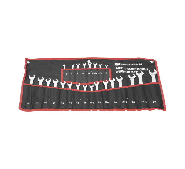 PSTH03002-h Juego de 24 llaves combinadas métricas e inglesas con, PST-H030-02, PRECISION, Torres y Mástiles de Redes e IT