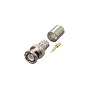 Conector bnc macho de anillo plegable para rg-8/u, lmr-400,, RFB-1106-I, RF INDUSTRIES,LTD, Conectores de Radiocomunicación