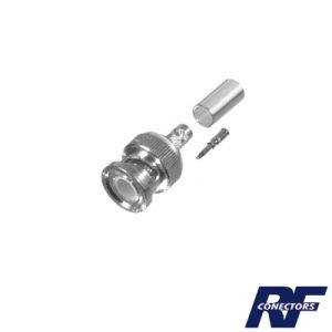 Conector bnc macho de anillo para cables rg-8/x, lmr-240,, RFB-1107-1X, RF INDUSTRIES,LTD, Conectores de Radiocomunicación