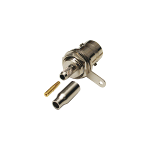 Conector bnc hembra a 50 ohm, montaje frontal en d-plano,, RFB-1116-B-03, RF INDUSTRIES,LTD, Conectores de Radiocomunicación