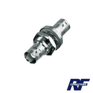 Adaptador doble bnc hembra para chasis, hermético y de, RFB-1135, RF INDUSTRIES,LTD, Adaptadores de Radiocomunicación