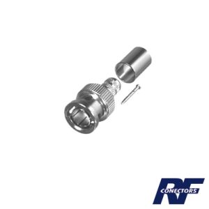Conector bnc macho de anillo plegable para cable belden, RFB-1708, RF INDUSTRIES,LTD, Conectores de Radiocomunicación