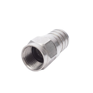 Conector f macho, 75 ohm, plegable para cable rg-6/u sin, RFF-1402-08, RF INDUSTRIES,LTD, Conectores de Radiocomunicación