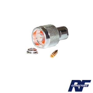 Conector n macho de rosca para cables rg-8/x, lmr-240,, RFN-1004-1SX, RF INDUSTRIES,LTD, Conectores de Radiocomunicación