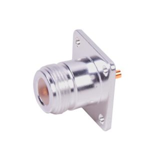 Conector n hembra para montaje frontal en panel con 4, RFN-1021, RF INDUSTRIES,LTD, Conectores de Radiocomunicación