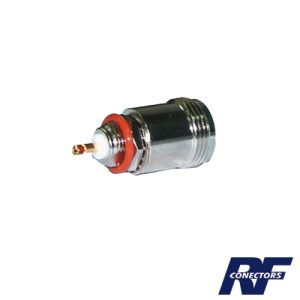 Conector n hembra hermético, montaje frontal en 2d plano.,, RFN-1022-5, RF INDUSTRIES,LTD, Conectores de Radiocomunicación