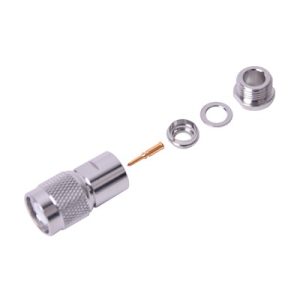 Conector tnc macho de rosca para cables rg-8/x, lmr-240,, RFT-1201-1X, RF INDUSTRIES,LTD, Conectores de Radiocomunicación