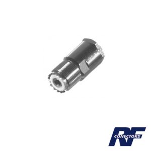 Conector uhf hembra (so-239) en línea de rosca para rg-8/u,, RFU-520-I, RF INDUSTRIES,LTD, Conectores de Radiocomunicación