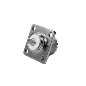 Conector uhf hembra (so-239) para montaje de chasis con 4, RFU-521-ST, RF INDUSTRIES,LTD, Todos de Radiocomunicación