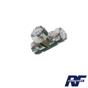 Adaptador en forma t, de conector uhf hembra (so-239) a, RFU-534, RF INDUSTRIES,LTD, Adaptadores de Radiocomunicación