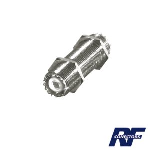 Adaptador pasamuros de doble uhf hembra (so-239), montaje, RFU-537, RF INDUSTRIES,LTD, Todos de Radiocomunicación