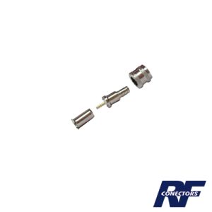 Conector mini-uhf macho, 50 ohm de anillo plegable para, RFU-600-1X, RF INDUSTRIES,LTD, Conectores de Radiocomunicación