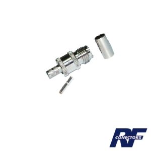 Conector mini uhf hembra de anillo plegable en cables, RFU-601-1, RF INDUSTRIES,LTD, Conectores de Radiocomunicación