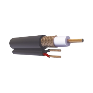 Retazo de 5 metros, cable coaxial cable rg59 siamés, hecho, RG59VCCA-5MTS, VIAKON, Cables de Radiocomunicación