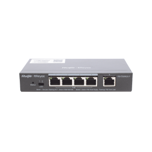 Switch administrable poe con 5 puertos gigabit, 4 poe, RG-ES205GC-P, RUIJIE, Networking de Redes e IT