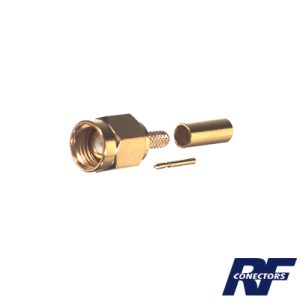 Conector sma macho inverso de anillo plegable para instalar, RP-3000-1B, RF INDUSTRIES,LTD, Conectores de Radiocomunicación