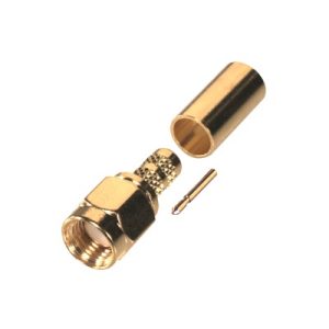 Conector sma macho inverso de anillo plegable para cables, RP-3000-1X, RF INDUSTRIES,LTD, Conectores de Radiocomunicación