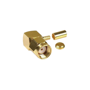 Conector sma macho inverso en ángulo recto, anillo, RP-3010-1B, RF INDUSTRIES,LTD, Conectores de Radiocomunicación