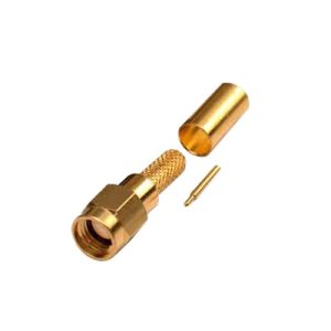 Conector sma macho de anillo plegable para cable rg-58/u,, RSA-3000-1C, RF INDUSTRIES,LTD, Conectores de Radiocomunicación
