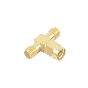 Adaptador en t, de conector sma macho a doble sma hembras,, RSA-3400-1, RF INDUSTRIES,LTD, Adaptadores de Radiocomunicación
