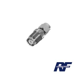 Adaptador en línea, de conector sma macho a mini-uhf, RSA-3450, RF INDUSTRIES,LTD, Adaptadores de Radiocomunicación