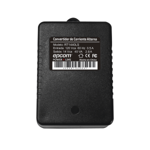 Transformador reforzado de 14 vac 40 va, modelo RT1440LS, RT1440LS, EPCOM POWERLINE, Energía de Videovigilancia