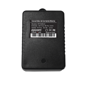 Transformador 16 vca 40 va, modelo RT1640LS, RT1640LS, EPCOM POWERLINE, Energía de Videovigilancia