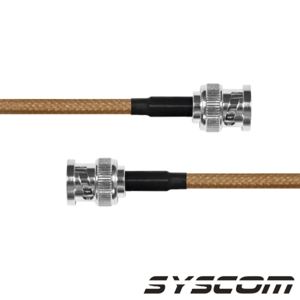 Jumper con cable lp142 de 60 cm, con conectores bnc macho a, SBNC142KBNC60, EPCOM INDUSTRIAL, Cables de Radiocomunicación
