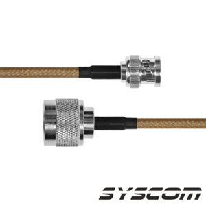 Jumper con cable lp142 de 60 cm, con conectores bnc macho a, SBNC142KN60, EPCOM INDUSTRIAL, Cables de Radiocomunicación