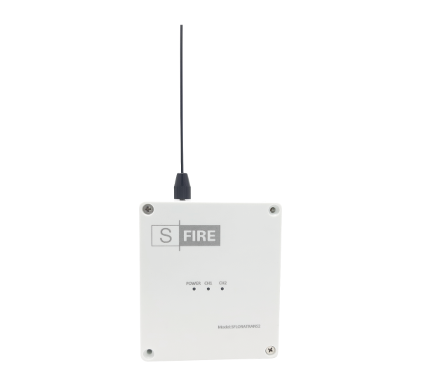 SFLORATRANS-h Transmisor inalámbrico / entrada de 2 contactos secos na /, SF-LORA-TRANS, SFIRE, Accesorios de Control de Acceso