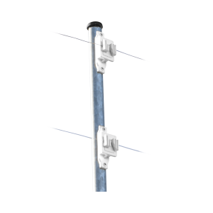 Aislador de paso blanco reforzado para cercos eléctricos,, SFPASOW, SFIRE, Cercas Eléctricas de Automatización e Intrusión