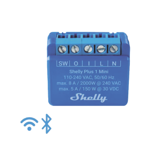 Mini interruptor inteligente con wi-fi, contacto seco, 1, SHELLYPLUS1MINI, SHELLY, Automatización - Casa Inteligente de Automatización e Intrusión