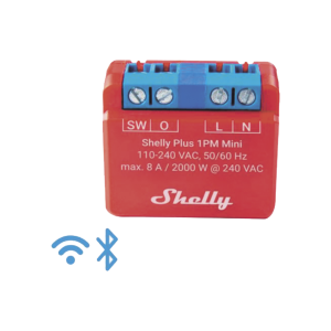Mini interruptor inteligente con wi-fi, medición de, SHELLYPLUS1PMMINI, SHELLY, Automatización - Casa Inteligente de Automatización e Intrusión