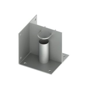 Base de piso o esquina para mástil de 2", modelo SLM-BA-2G, SLM-BA-2G, SYSCOM TOWERS, Torres y Mástiles de Redes e IT