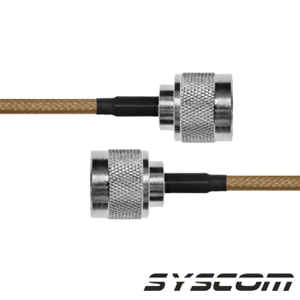 Jumper con cable lp142 de 60 cm, con conectores n macho a n, SN142KN60, EPCOM INDUSTRIAL, Cables de Radiocomunicación