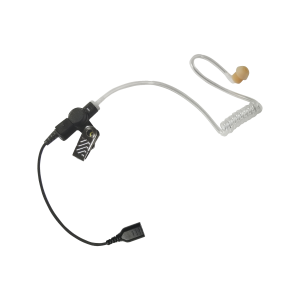 Auricular de tubo acústico transparente con cable de fibra, SNP-AT, PRYME, Accesorios para Hytera (HYT) de Radiocomunicación