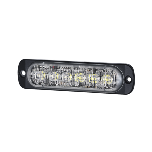 Luz auxiliar de 12 led, ambar/claro, sae, bisel negro,, SP12AW, SIGNALPRO, Sirenas / Bocinas y Controladores Vehiculares de IoT / GPS / Telemática y Señalización Audiovisual