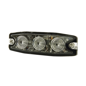 Luz auxiliar de 3 led, ámbar, sae clase i, lente, SPL3A, SIGNALPRO, Luces Auxiliares Vehiculares de IoT / GPS / Telemática y Señalización Audiovisual