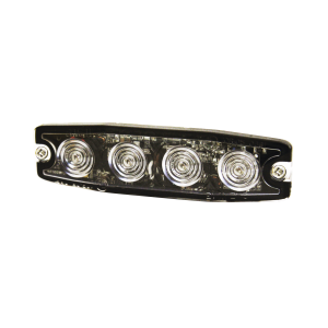 Luz auxiliar de 4 led, ámbar, sae clase i, lente, SPL4A, SIGNALPRO, Luces Auxiliares Vehiculares de IoT / GPS / Telemática y Señalización Audiovisual